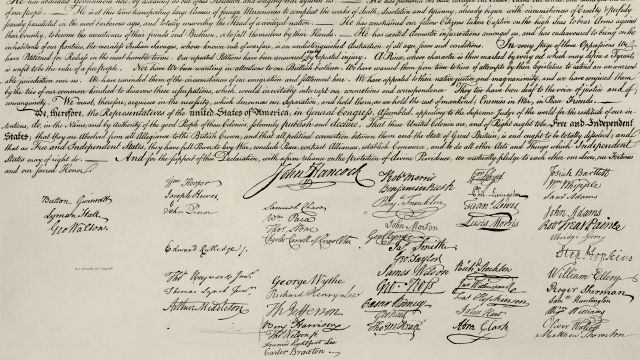 Signatories Of The Declaration Of Independence
