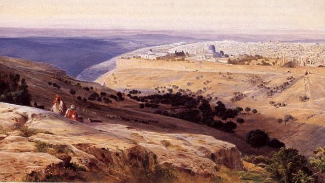 One Of Edward Lear's Landscapes