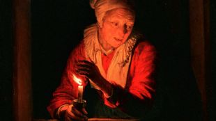 Old Woman With A Candle