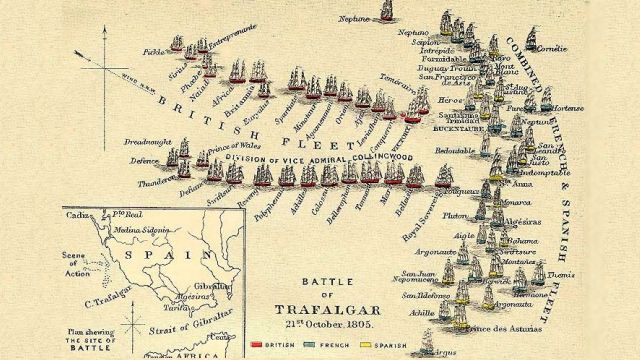 The Plan For The Battle Of Trafalgar