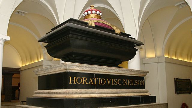 Nelson's Tomb In St. Paul's Cathedral