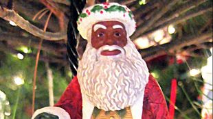 Rastafarian Santa Claus