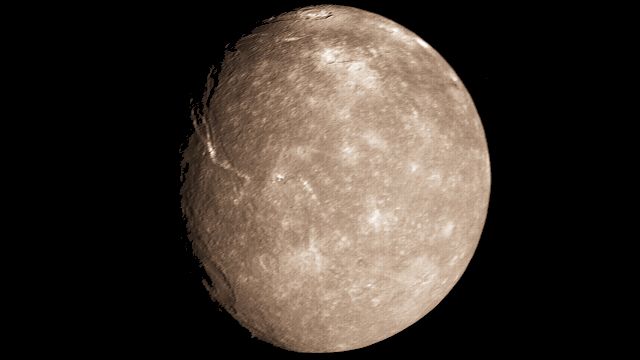 Titania A Moon Of Uranus